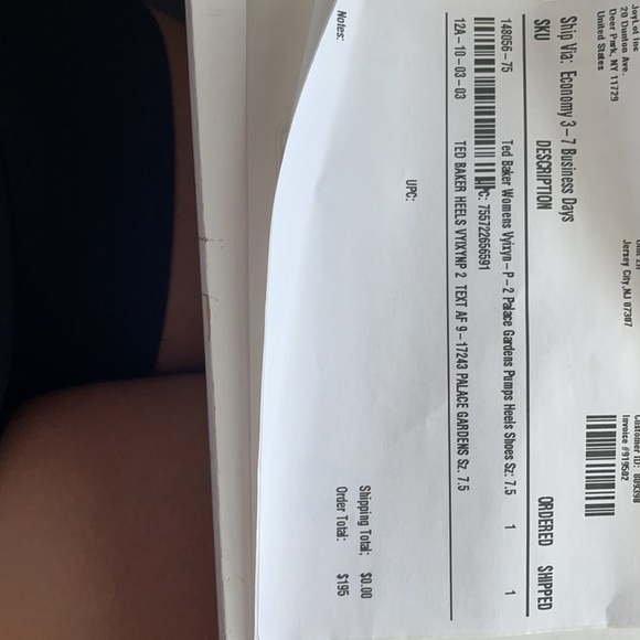 Ted Baker vyixyn palace garden pump heels size 7.5 floral heels NEW 3” - Picture 3 of 6